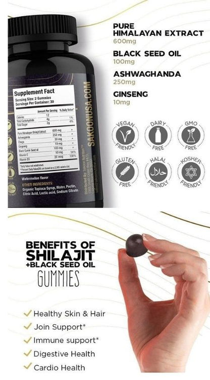 Shilajit Gummies (60 pcs)